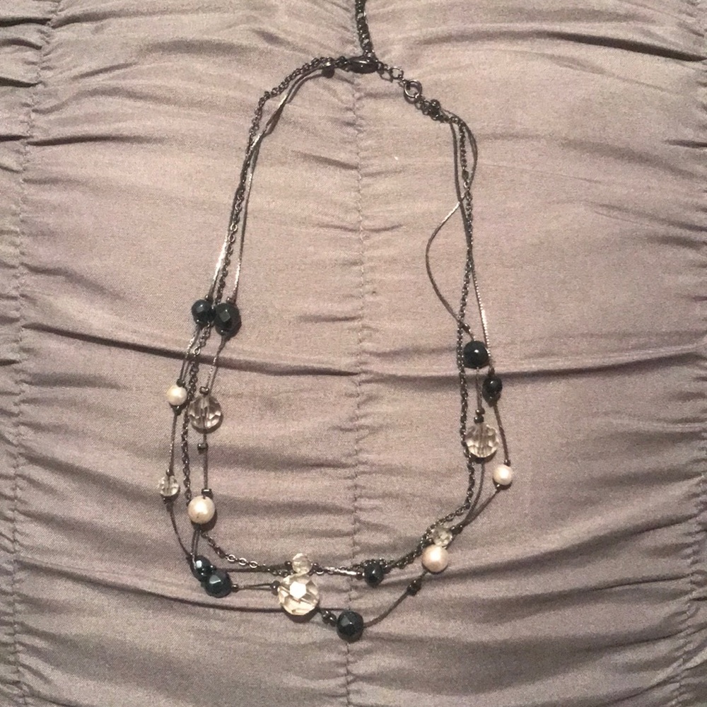 Bead pearl necklace
